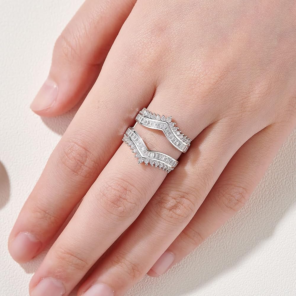 Amazon | Newshe キュービックジルコニア カーブブライダル